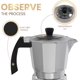 thumbnail image 4 of InnotechSC Estufa de Moka de Aluminio, Cafetera de Moka Negra para Estufa de Gas y Eléctrica, Cafetera Italiana Clásica, Estufa de Espresso, Olla de Acampar 12 Tazas de Espresso 20 Oz, 4 of 9