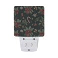 thumbnail image 5 of Yayeee LED Night Light for The Home Plug in With Light Sensors 2 Pack, Green Christmas Holly, 5 of 6