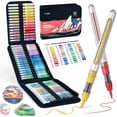 thumbnail image 1 of Marcadores de pintura acrílica JusArt 48 colores con bolsa de lona, 1 of 8