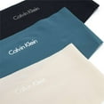 thumbnail image 2 of Calvin Klein Women's Invisibles 3 Pack Thong, Topaz Gemstone \ Buff Beige,XL - US, 2 of 4