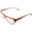 rose crystal, variant on KENDALL + KYLIE KKO163 FARRAH CATEYE PLASTIC ADULT SIZE EYEGLASS FRAME/GLASSES