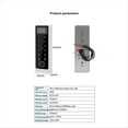 thumbnail image 4 of Controlador de Cerradura de Puerta Inteligente Tuya Wifi con Pantalla LCD, Control por Aplicación WiFi, Huella Dactilar, Tarjeta IC, NFC, IP67, Resistente Al Agua., 4 of 5