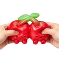 thumbnail image 6 of STPToys Realistic Cherry Slow Rebound Stress Relief Ball, Soft Squeezable Fruit Sensory Decompression Gadget for Relaxation, Classroom Prizes and Event Reward Supplies, 6 of 7