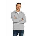 thumbnail image 5 of Pinspark Men's Quarter Zip Pullover Sweatshirts Mock Neck Casual Long Sleeve Fall Winter Warm Fleece Cotton Sweatshirt, 5 of 7