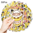 thumbnail image 7 of vlrwzc Yellow Banana Stickers 50Pcs Funny Banana Series Decals Waterproof Vinyl Cartoon Decals For DIY Helmet Guitar Phone Laptop Stickers, 7 of 7