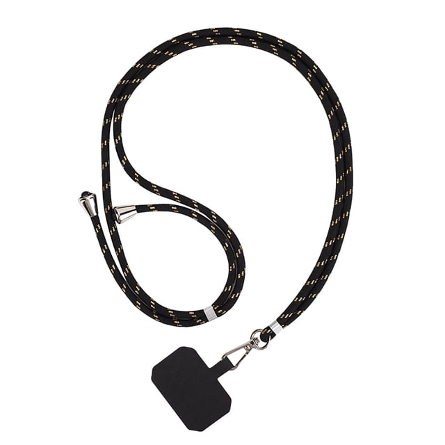 ICQOVD Sangles Réglables Filet Rouge Mode Lanière de Téléphone Portable Tour de Cou Sécurisée et Perdue Carte Fixe