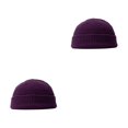 thumbnail image 3 of Qarigey Gorro de a prueba de frío para mantener el calor a prueba de viento gorro de lana transpirable para deportes al aire libre gorros Púrpura 2piezas Qarigey CBP227976, 3 of 6