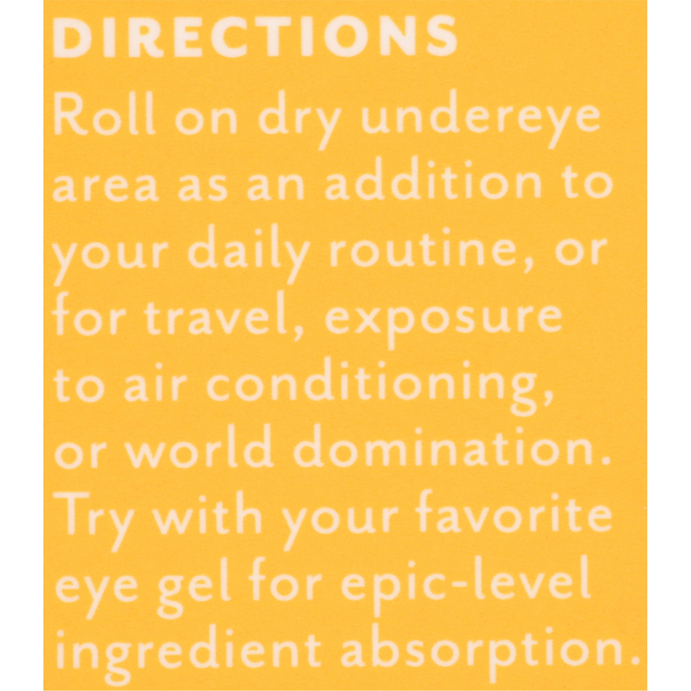 Patchology Roll Model Moisturizing Roll On Eye Serum, 0.33 fl oz