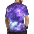 thumbnail image 3 of T Shirt For Men Galaxy Sky Design T-Shirt Space Stars Planets Harajuku Gym Short Sleeve Quick Dry Ts, 3 of 7