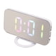 thumbnail image 5 of Reloj digital LED, espejo LED, alarma digital, relojes electrónicos con espejo LED, espejo LED al lado del reloj, eficiencia óptima, 5 of 9