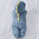thumbnail image 2 of Gibobby pantalones siameses Bebés niñas niños invierno manga larga polar con mono dinosaurios ovejas con capucha ropa de abrigo(Azul， 9-12 Meses), 2 of 5