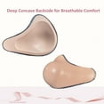 thumbnail image 4 of BIMEI Asymmetrical Extended Mastectomy Breast Form – Silicone Prosthesis for Post-Surgery,Right Side,#1, 4 of 7
