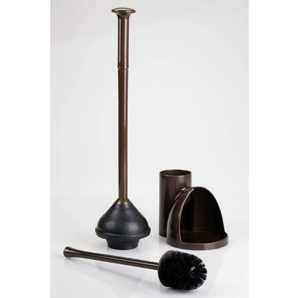Toilet brush and on sale plunger storage caddy