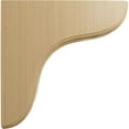 thumbnail image 3 of Ekena Millwork 1 3/4"W x 10 1/2"D x 10 1/2"H Eaton Wood Bracket, Cherry (2-Pack), 3 of 4