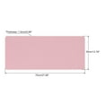 thumbnail image 2 of Uxcell 28"x14" Desk Mat Protector, Dual Side Waterproof Mouse Pad Writing Mat for Office Home, Pink/Blue, 2 of 5