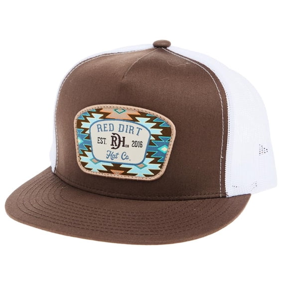 Red Dirt Hat Company Red Dirt Brown White Aztec Jango Cap