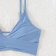 thumbnail image 5 of WILLBEST Traje de Baño de Mujer Traje de Baño de Dos Piezas Bikini Sexy Con Espalda Abierta Plisada de Color Sólido Para Mujer, 5 of 8