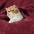 thumbnail image 2 of Manta Bedsure GentleSoft de forro polar rojo 127 x 152 cm 300 g/m², 2 of 8