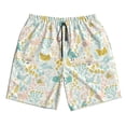 thumbnail image 3 of Uemuo Funny Chicken Pattern Men's Swim Trunks Hawaiian Beach Bathing Suit Swimsuits Beach Quick-Dry Shorts with Pockets-X-Large, 3 of 9