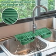 thumbnail image 4 of PULLIMORE Silicone Faucet Sink Splash Guard Mat, Faucet Water Catcher Drying Mat, Dish Soap Sponge Holder for Kitchen Sink Accessories Gadgets Organizer (White), 4 of 9