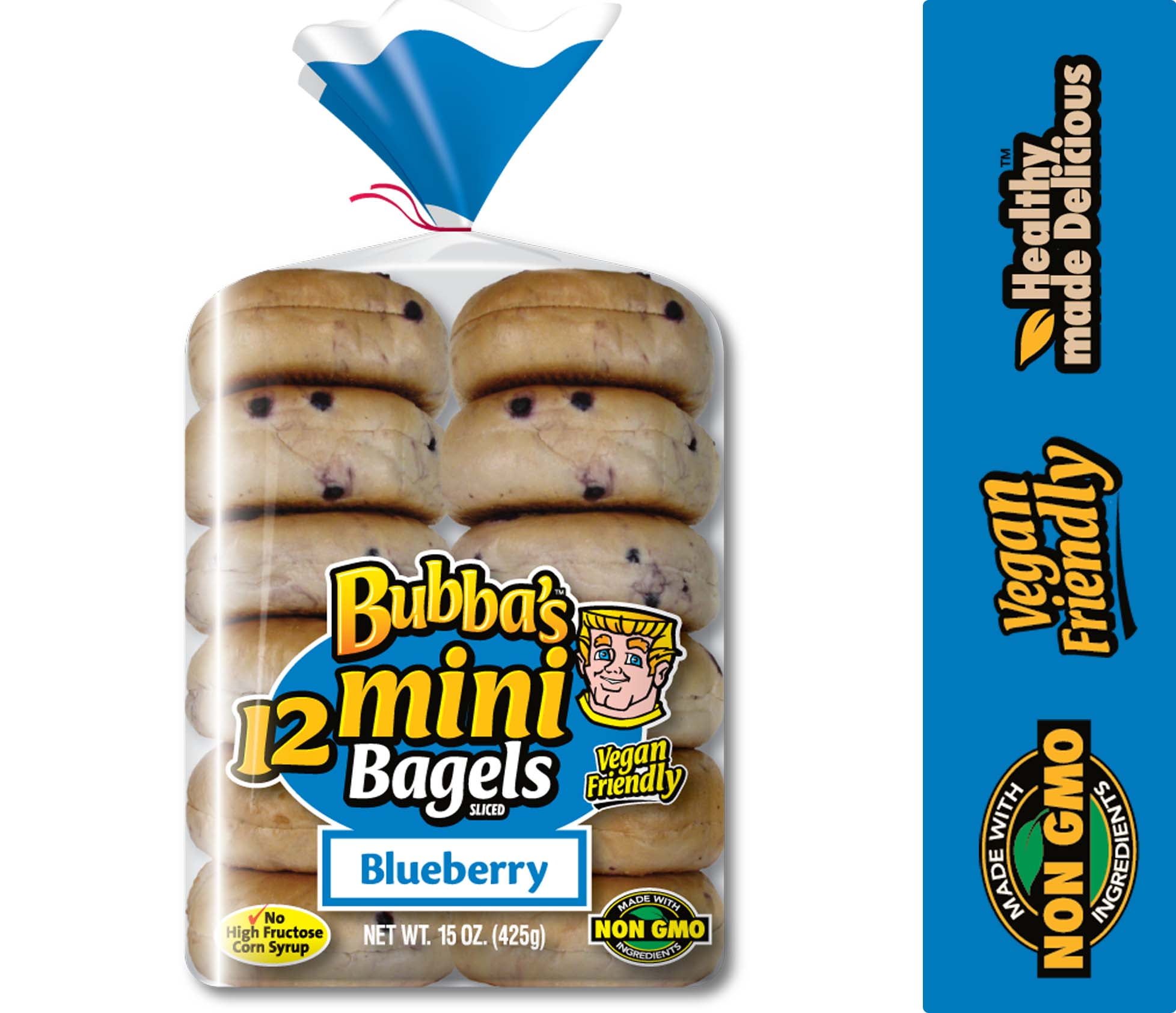 Bubba's Blueberry Mini Bagels 12ct