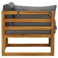 thumbnail image 3 of vidaXL Causeuses d'Angle Sectionnelles 2 Pcs avec Coussins Gris Foncé, 3 of 5