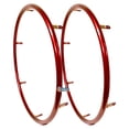 thumbnail image 2 of Red Anodize Pushrims for Wheelchairs (Fits on 24" (540m) Wheels), 2 of 2