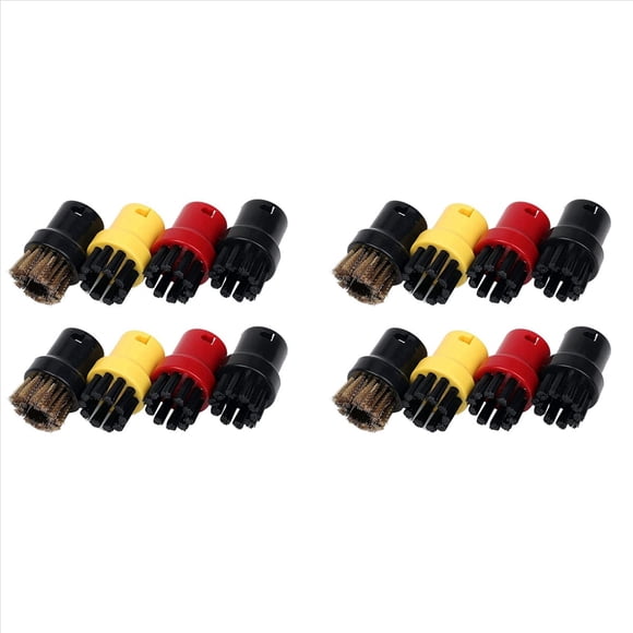 16 Piezas de Nailon + Cepillo de Alambre de Latón, Boquillas de Limpieza Una Vapor para SC1 SC2 SC3 SC4 SC5 SC7 CTK1 Limpiador de Vapor