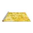 thumbnail image 2 of Ahgly Company Machine Washable Indoor Rectangle Floral Yellow Coastal Area Rugs, 8' x 10', 2 of 4