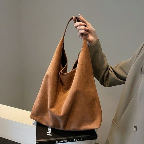 Bag Cartera Gamuza Bolso De Ante Mujer Bolsos De Cuero Vintage