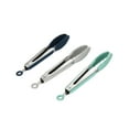 thumbnail image 4 of Mainstays 9" Stainless Steel and Silicone Locking Tongs, Soft Grip Handle, 4 of 9