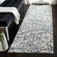 thumbnail image 3 of SAFAVIEH Meadow Emily Abstract Area Rug, Navy/Ivory, 5'3" x 7'6", 3 of 10