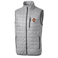 thumbnail image 2 of Men's Cutter & Buck Gray Syracuse Orange Rainier PrimaLoft Big & Tall Eco Insulated Full-Zip Puffer Vest, 2 of 3