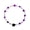 Purple, variant on Soumake LED Light Garland Girls Women Birthday Party Concert Headband Hair Accessories