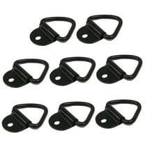 The ROP Shop (8) 1/4" Steel D- Ring Truck Trailer ATV Strap Clip Max 2,400 lbs Surface Mount