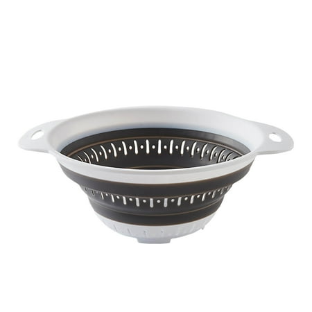 

Collapsible Colander And Strainer PP Silicone Kitchen Foldable Strainer For Pasta Veggies New Home Apartment Dish Storage Protectors Bottle Drying Rack Wall Mounted