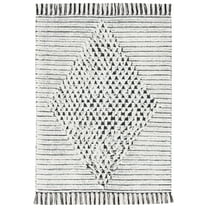 SAFAVIEH Vermont Winton Modern Area Rug, Ivory/Black, 3' x 5'