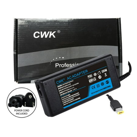 CWK® Charger AC Adpater for Lenovo ThinkPad L T X Series L440 L450 T440 T440p T440s T450 T540p X240 20AN0069US 20BE003AUS 20B6008EUS 20B70047US 20AQ005QUS 20AQ006HUS Laptop Power Supply Cord