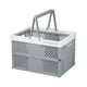 thumbnail image 1 of Cesta de ducha portátil de plástico con asas, organizador de almacenamiento grande para baño, dormitorio universitario, despensa y cocina., 1 of 6