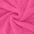 thumbnail image 5 of Womens Fuzzy Robe Short Bathrobe Belted Soft Fall Winter Spa Fleece Plush Lapel Neck Kimono Bath Robe with Pockets (XL, Hot Pink), 5 of 5