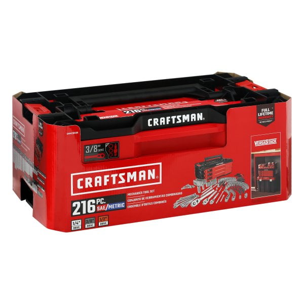 Craftsman Versastack 1 4 3 8 And 1 2 In Drive Metric And Sae 6 Point Mechanic S Tool Set 216 Case Of 1 Walmart Com Walmart Com Craftsman Versastack 1 4 3 8 And 1 2 In Drive Metric And Sae 6 Point Mechanic S Tool Set 216 Case Of 1 Walmart Com Walmart Com