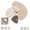 B02# B(11.81*11.81in), variant on Silent Moon Wall Clock Non Ticking Battery Operated with Adjustable Night Light Operated by USB/Batteries for Living Room Bedroom Decor,B(11.81*11.81in)