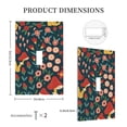 thumbnail image 5 of Kll Berries And Flowers Wall Plate,Gloss Finish,Standard Size 1 - 5" X 3", Polycarbonate Thermoplastic,Electric Receptacle Plug Covers, 5 of 8