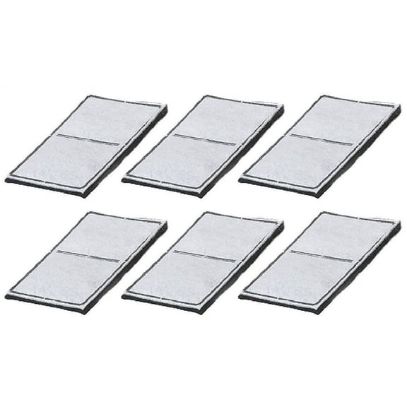 Premium Charcoal Water Filter Replacement (2-Chamber) for Drinkwell Pet Fountain By NISPIRA - 6 Filters ...