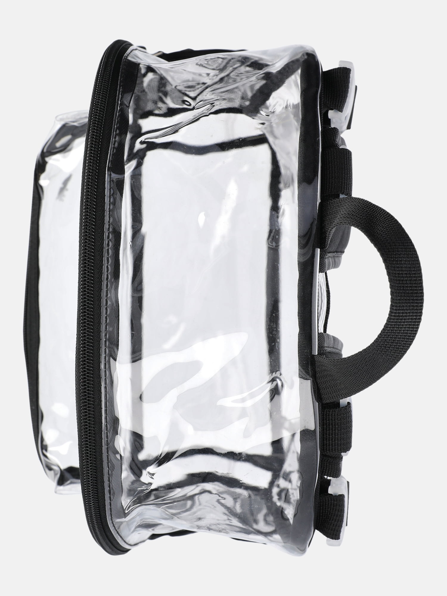 Wonder Nation Kids' Clear 17" Adaptive Backpack, Black