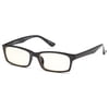 GAMMA RAY 001 Computer Reading Glasses Anti Blue Light Anti Glare Anti Fatigue Anti Reflective and UV400 w TV Screen Gaming Monitor Electromagnetic Radiation Protection Anti Fog Scratch Resistant