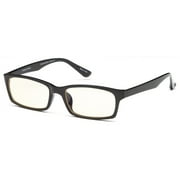 GAMMA RAY 001 Computer Reading Glasses Anti Blue Light Anti Glare Anti Fatigue Anti Reflective and UV400 w TV Screen Gaming Monitor Electromagnetic Radiation Protection Anti Fog Scratch Resistant