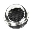 thumbnail image 1 of Stainless Steel Round Air Vent Grill For Extractor Vent Cover - Bull Nosed 15cm, 1 of 9