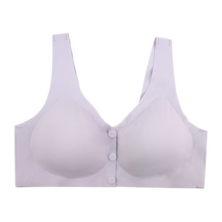 

eczipvz Lingerie for Women Ladies Seamless Beauty Back Underwear No Steel Ring Sports Bra Push Up Comfortable Underwear Pink L