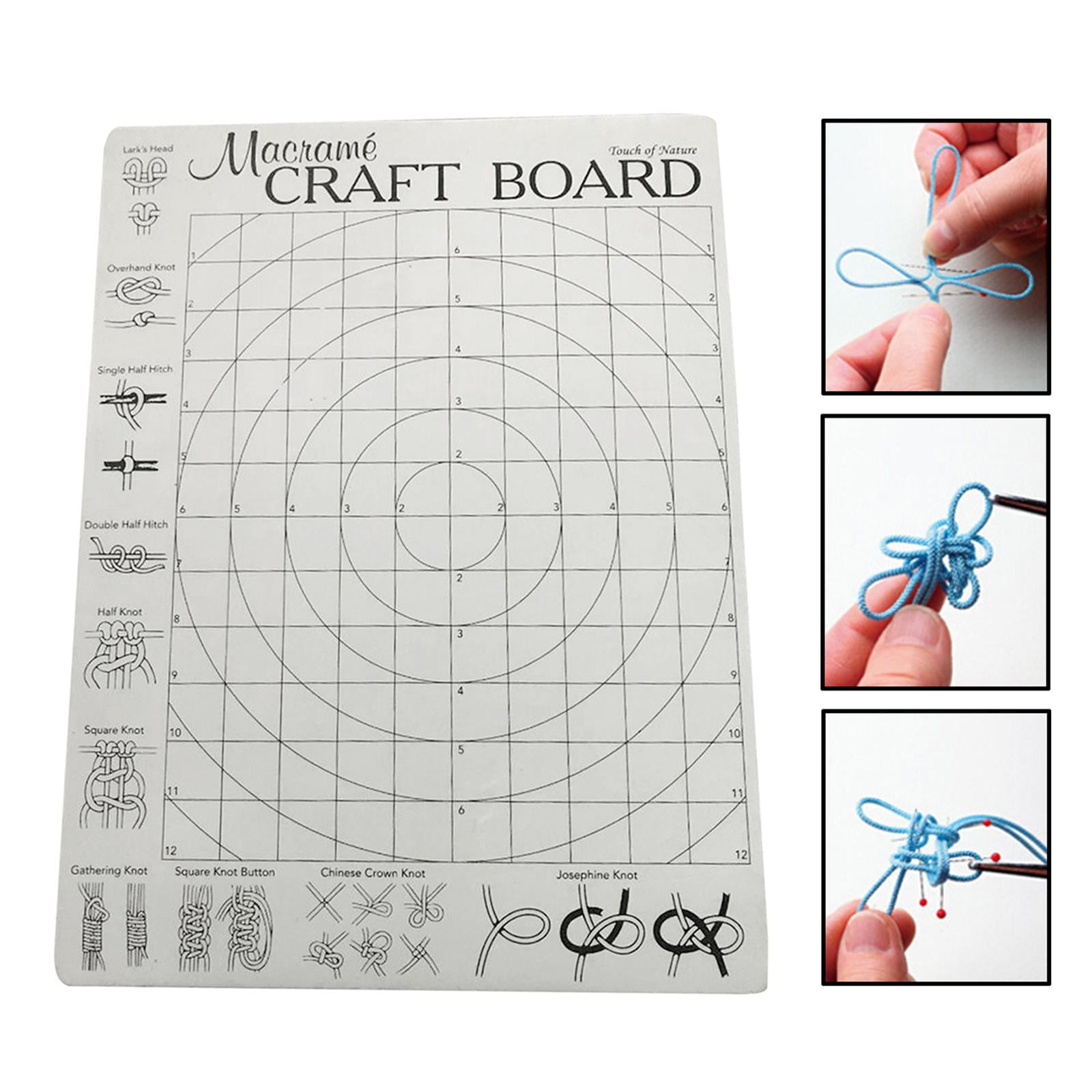 Crafts Blocking Mats for Knitting Macrame Board with Grids for
